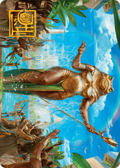 Sab-Sunen, Luxa Embodied (33/54) Art Card (ADFT) - Gold-Stamped Signature
