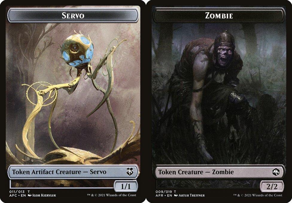 Servo (011) // Zombie (009) Double-Sided Token
