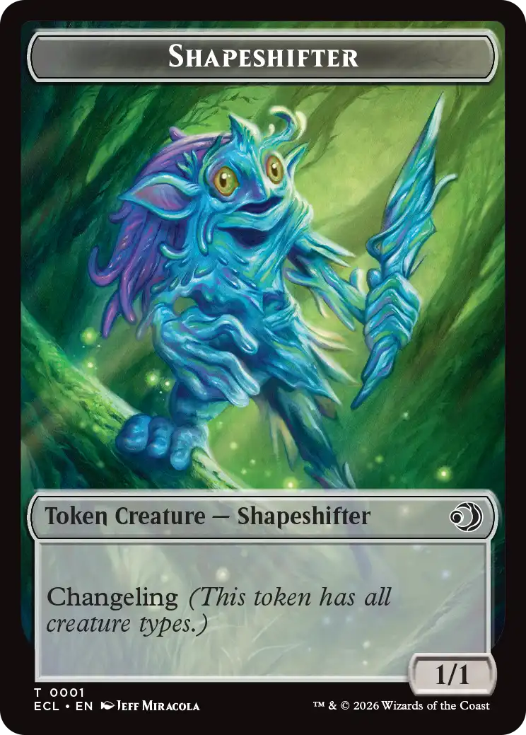 Map (0017) // Shapeshifter (0001) Double-Sided Token (TLCI)