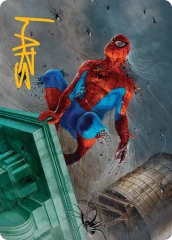 Spiders-Man, Heroic Horde (21/54) Art Card (ASMP) - Gold-Stamped Signature