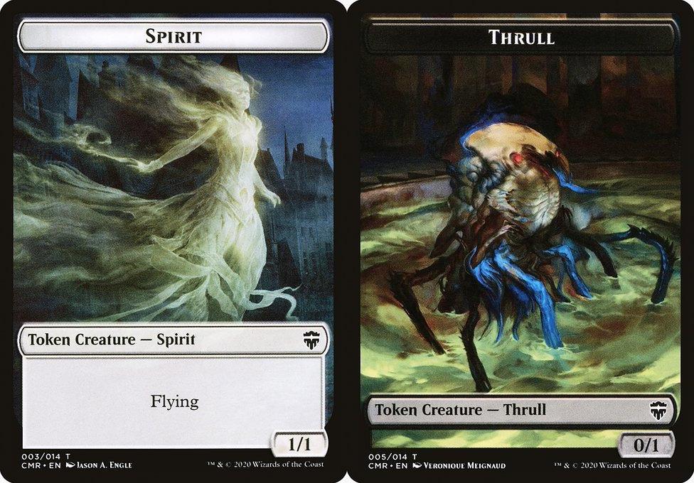 Spirit (003) // Thrull (005) Double-Sided Token - Foil