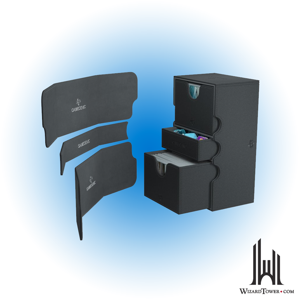 Deck Box - Stronghold - Black 200+