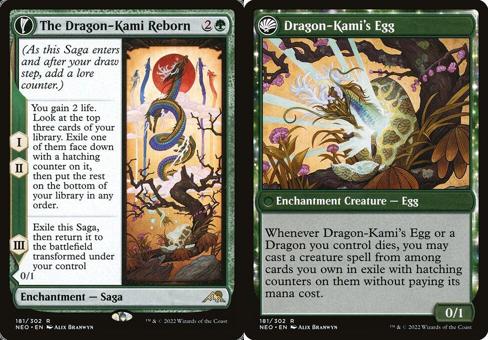 The Dragon-Kami Reborn // Dragon-Kami's Egg - Foil