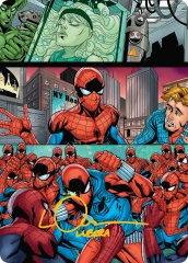 The Clone Saga (42/54) Art Card (ASMP) - Gold-Stamped Signature