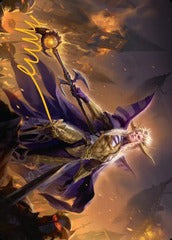 The Emperor of Palamecia (13/53) Art Card (AFIN) - Gold-Stamped Signature