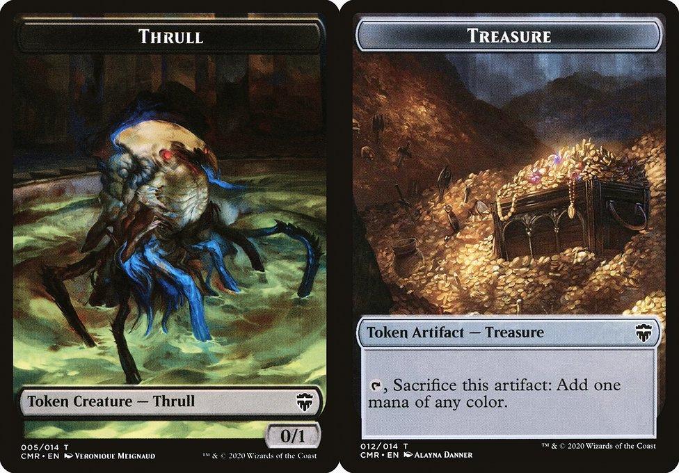 Thrull (005) // Treasure (012) Double-Sided Token - Foil