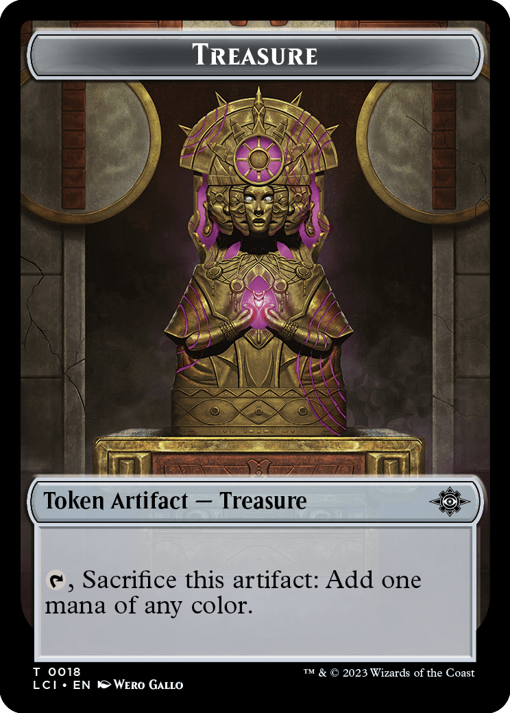 Map (0017) // Treasure (0018) Double-Sided Token (TLCI)
