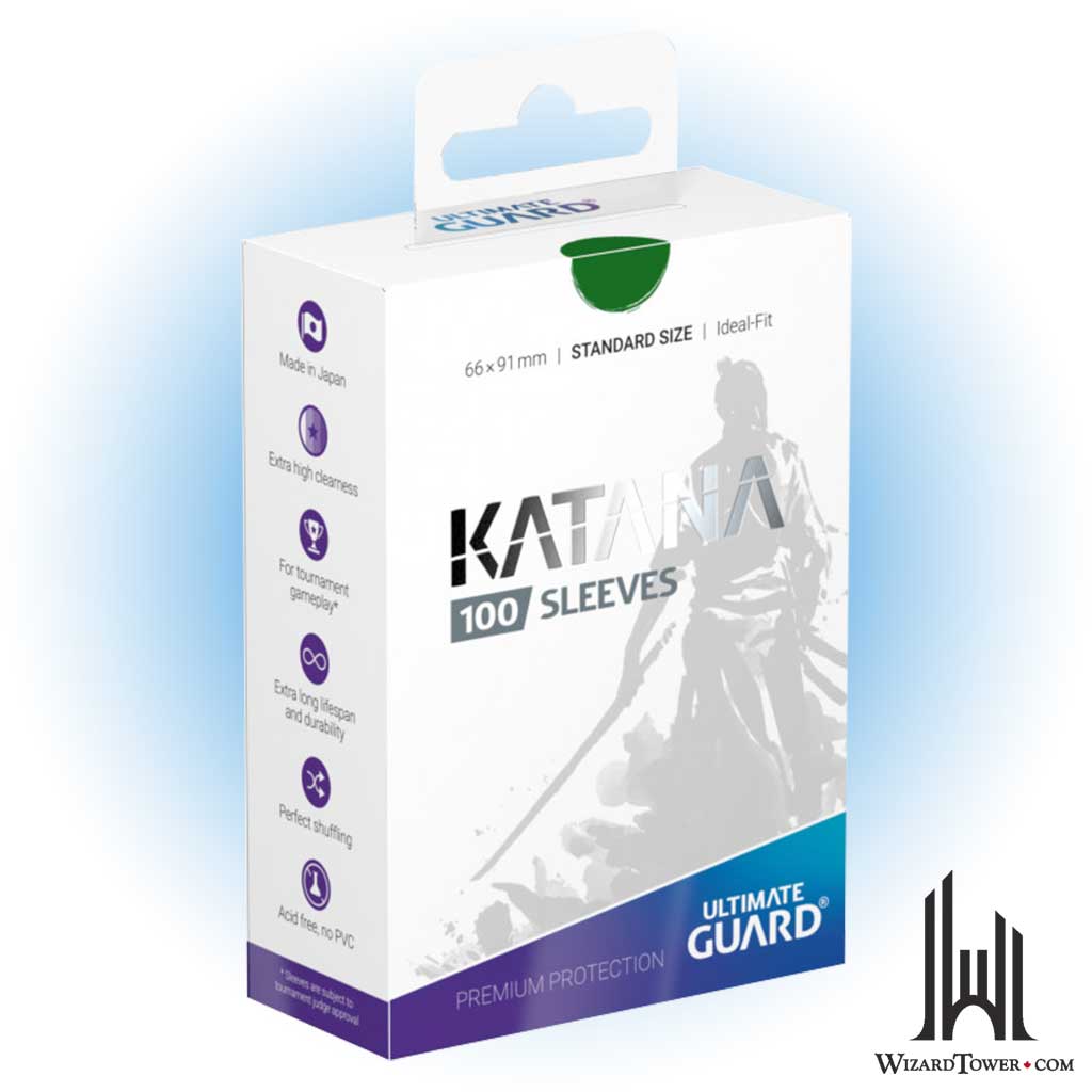 Deck Protectors - Katana Green 100ct