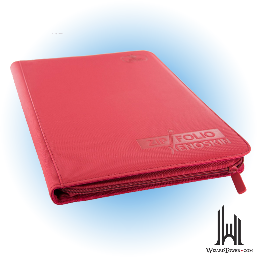 Binder - Zipfolio Xenoskin Red 9-Pocket