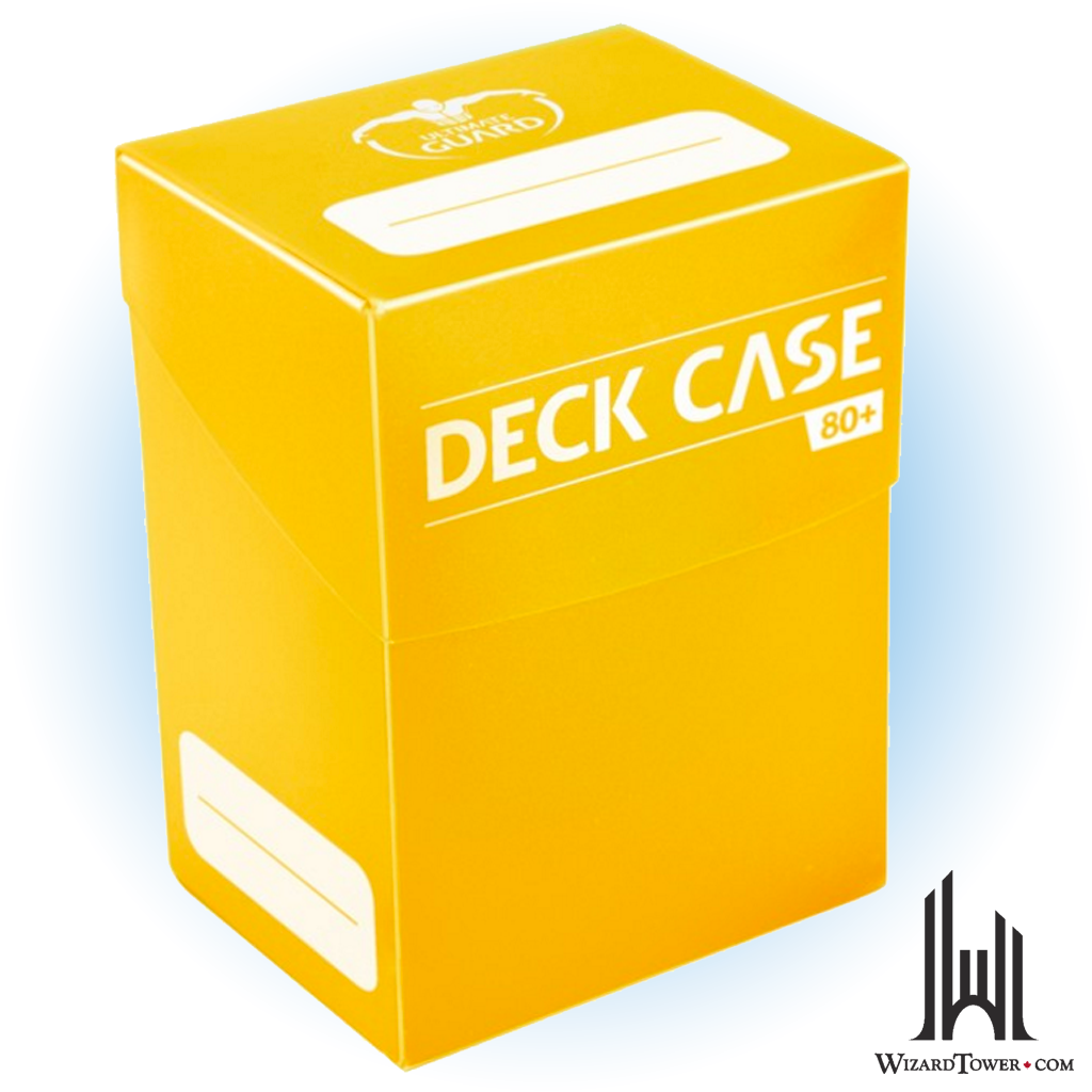 Deck Box - Deck Case - Yellow 80+