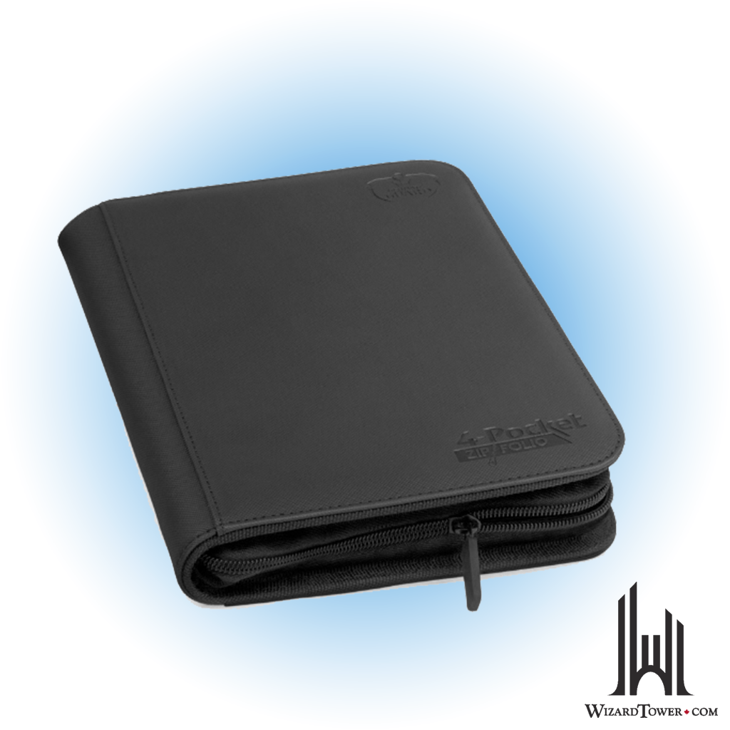 Binder - Zipfolio Xenoskin Black 4-Pocket