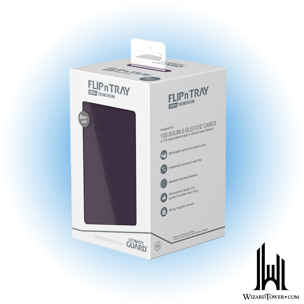 Deck Box - Flip'n'Tray - Monocolor Purple 100+