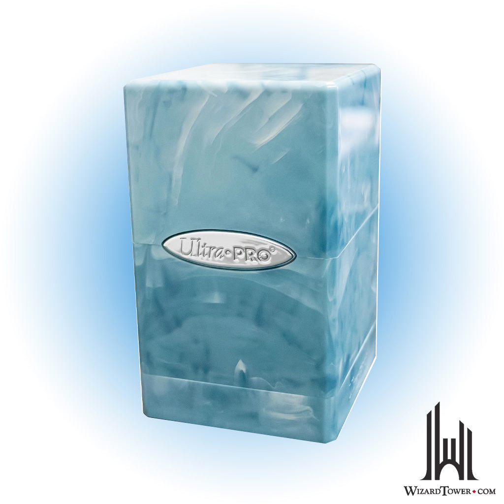 Deck Box - Satin Tower - Light Blue / White 100+