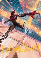 Ultimate Spider-Man (41/54) Art Card (ASMP) - Gold-Stamped Signature
