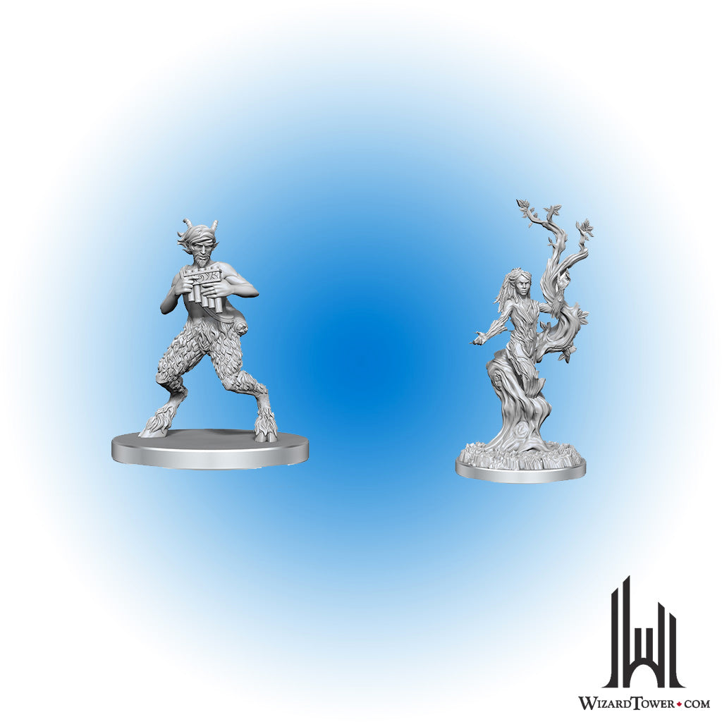 Unpainted Miniature - Dungeons & Dragons - Satyr & Dryad
