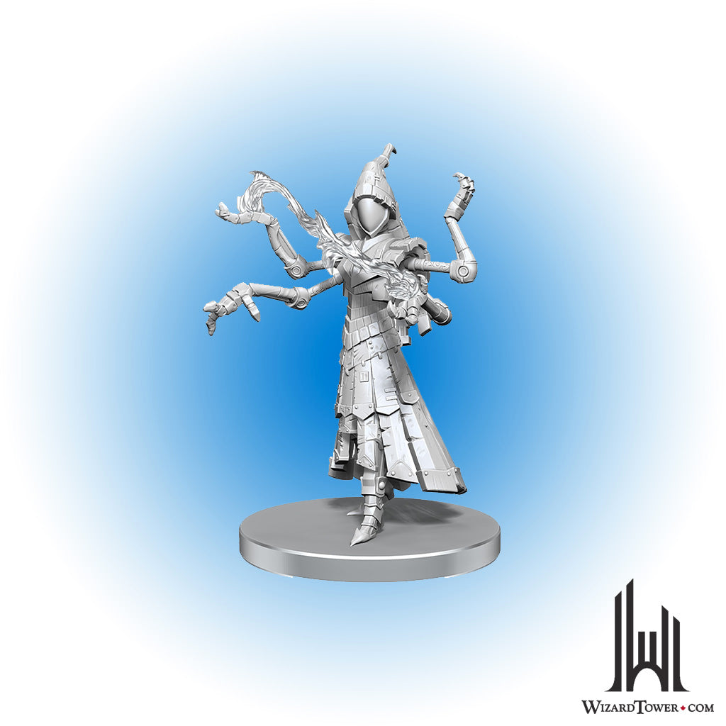 Unpainted Miniature - Pathfinder - Clockwork Mage