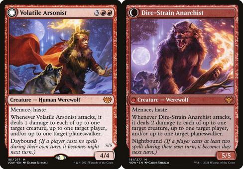 Volatile Arsonist // Dire-Strain Anarchist - Foil