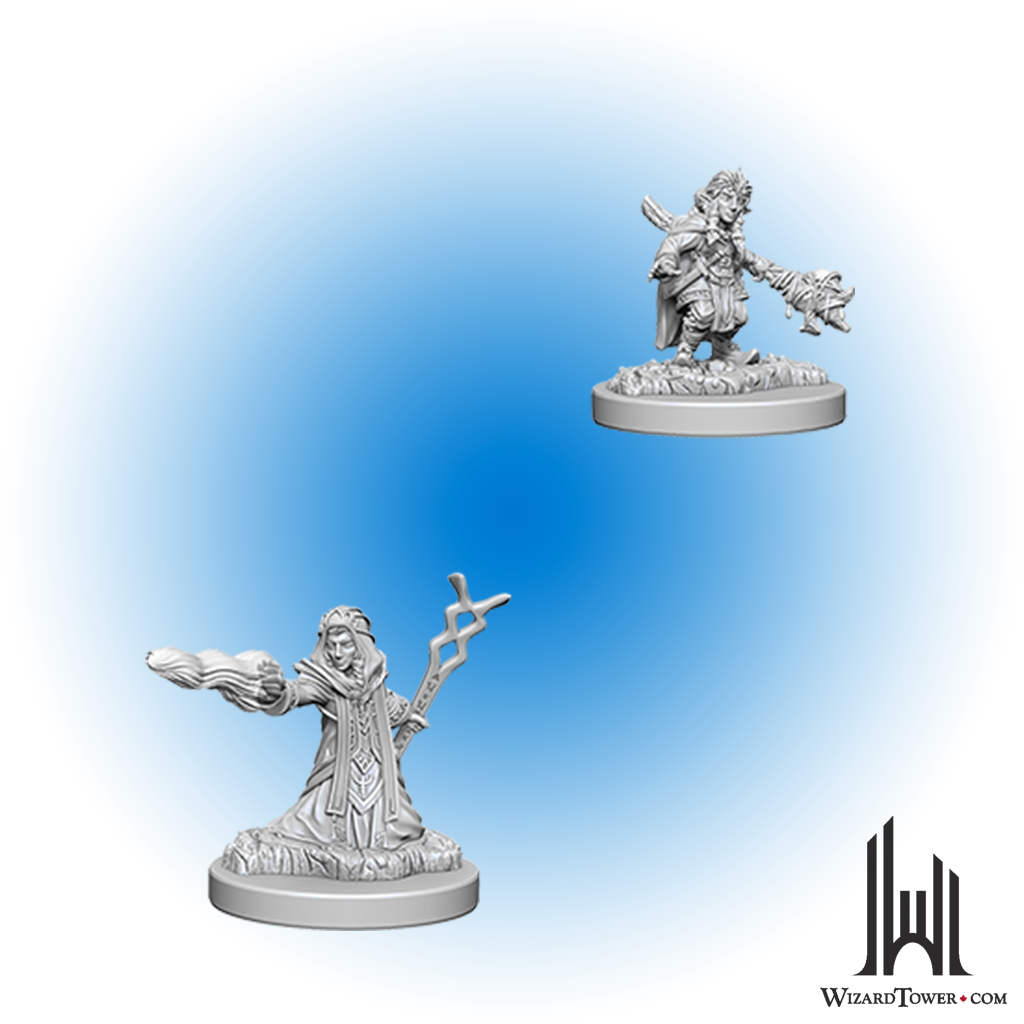 Unpainted Miniature - Dungeons & Dragons - Gnome Wizard