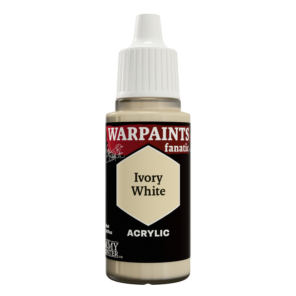 Army Painter Warpaints Fanatic Acrylic Ivory White - 18ml