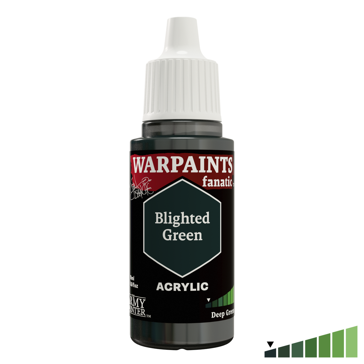 Army Painter Warpaints Fanatic Acrylic Blighted Green - 18ml