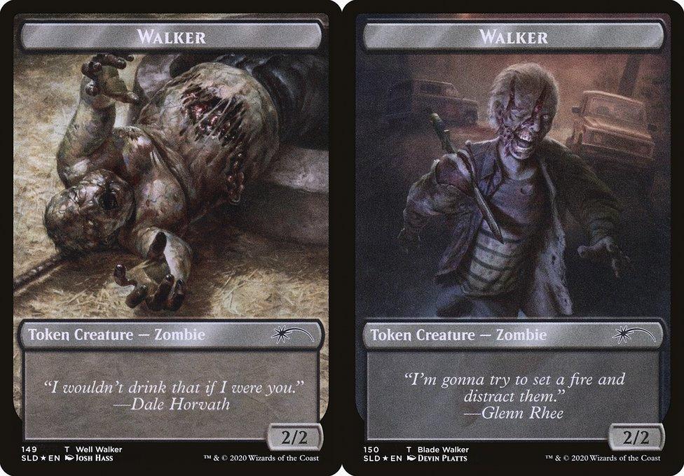Walker (149) // Walker (150) Double-Sided Token - Foil