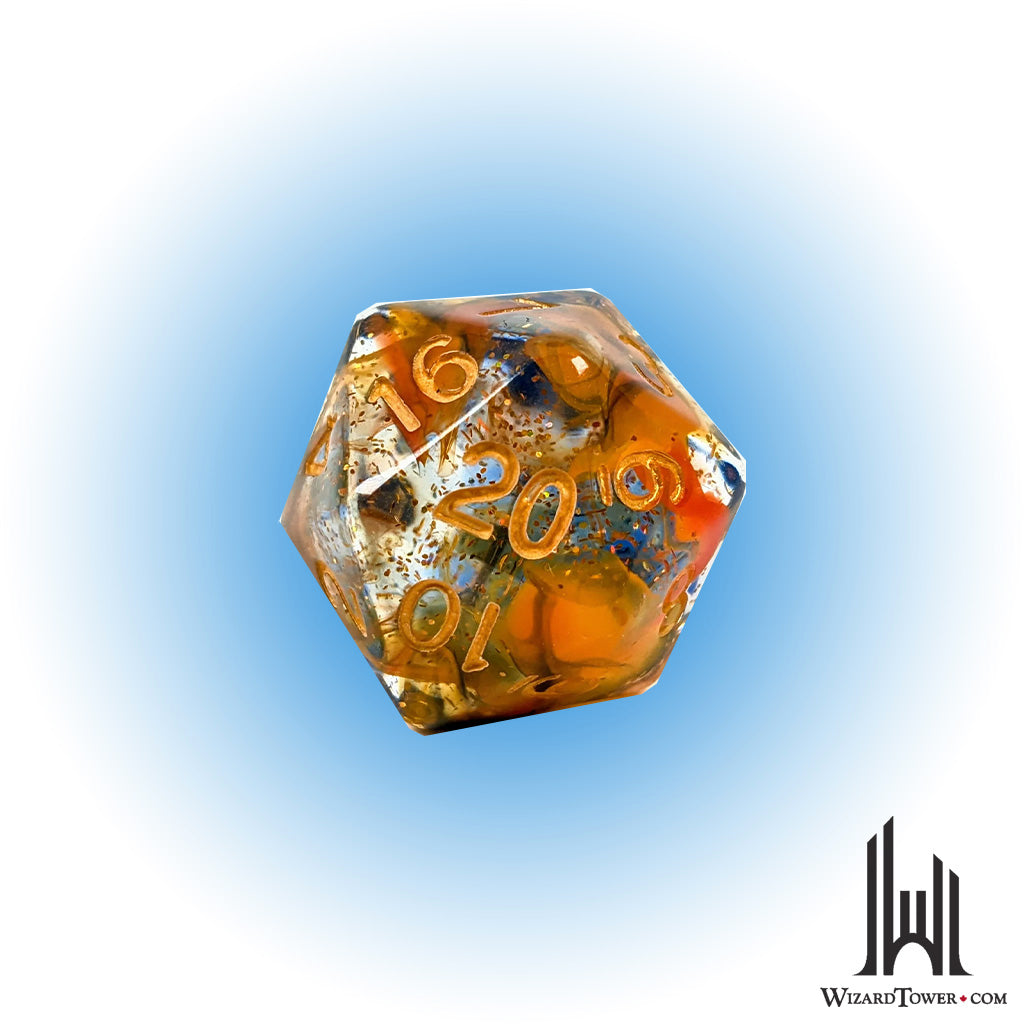 Individual Dice - Cosmic Cliffs Symbol 30mm d20
