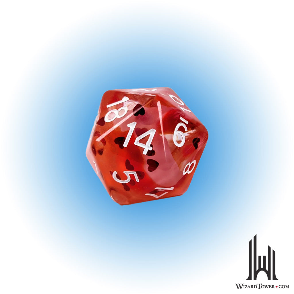 Individual Dice - Lovestruck 30mm d20
