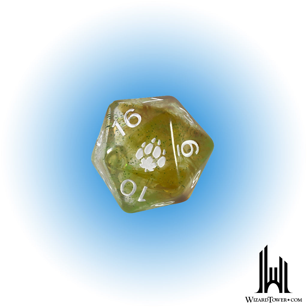 Individual Dice - Diffusion Druid's Circle Symbol 30mm d20