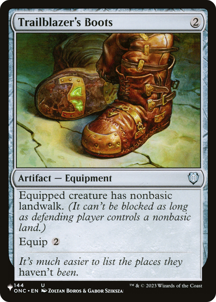 Trailblazer's Boots (ONC-144) (PLST)