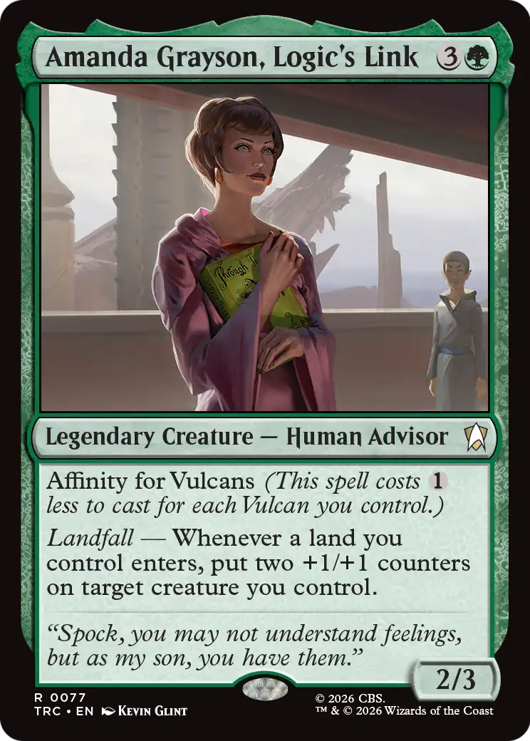 Amanda Grayson, Logic's Link (TRC)