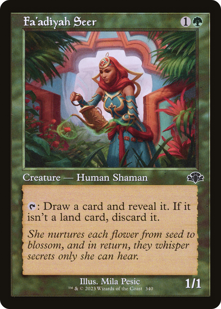 Fa'adiyah Seer (340) (Retro Frame) - Foil
