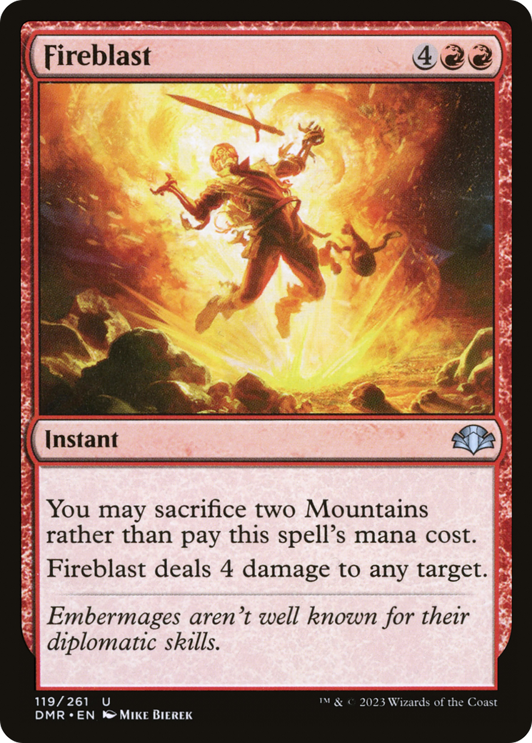 Fireblast - Foil
