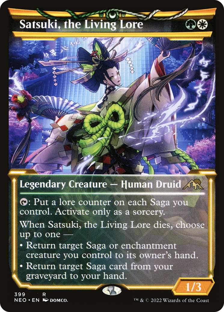 Satsuki, the Living Lore (399) (Showcase) - Foil