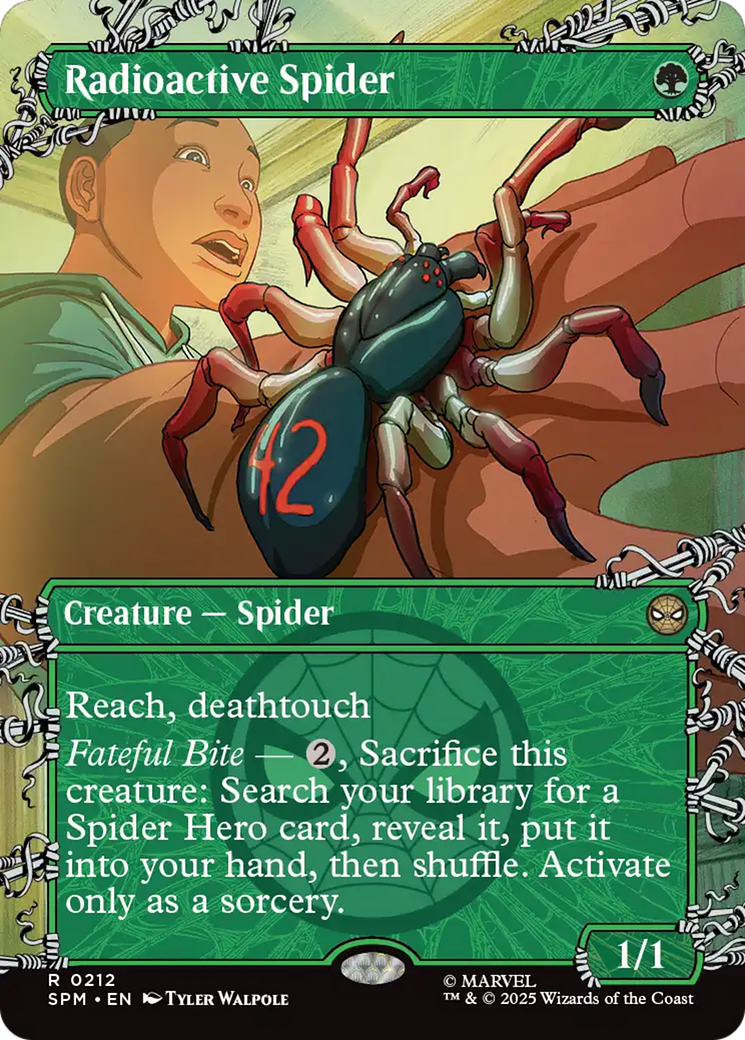 Radioactive Spider (0212) (Borderless) - Foil