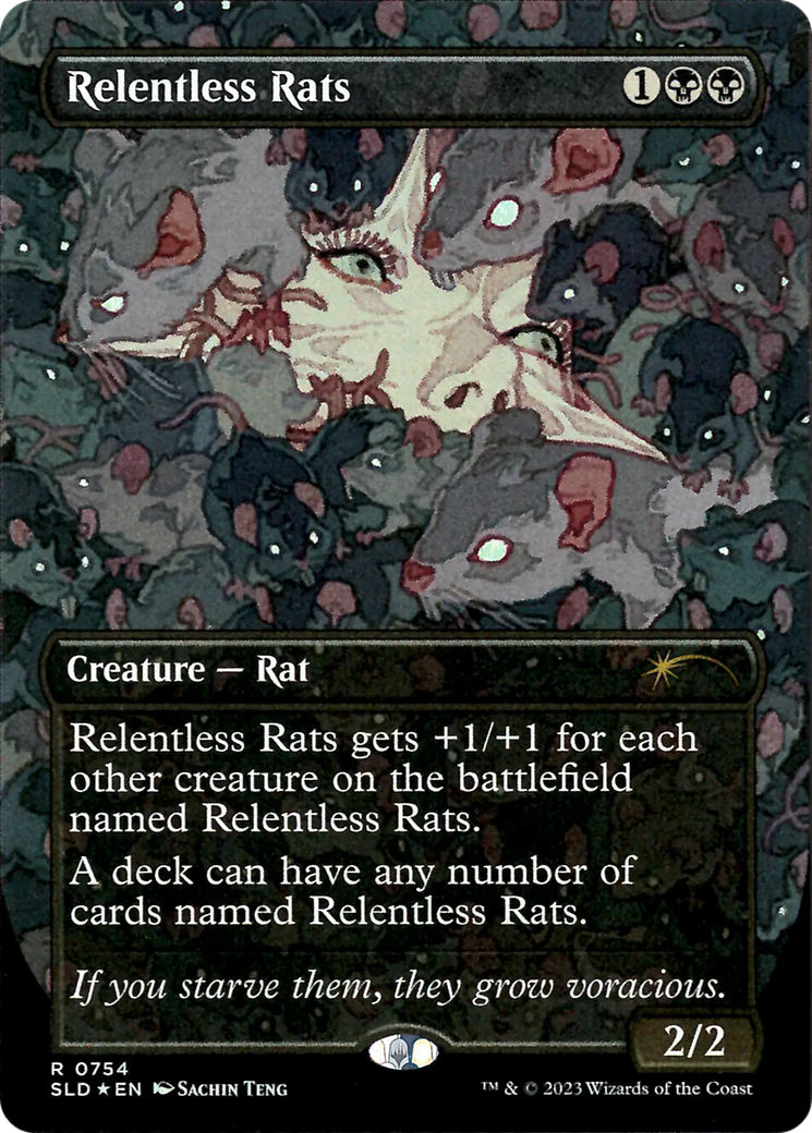 Relentless Rats (0754) (Borderless) - Foil