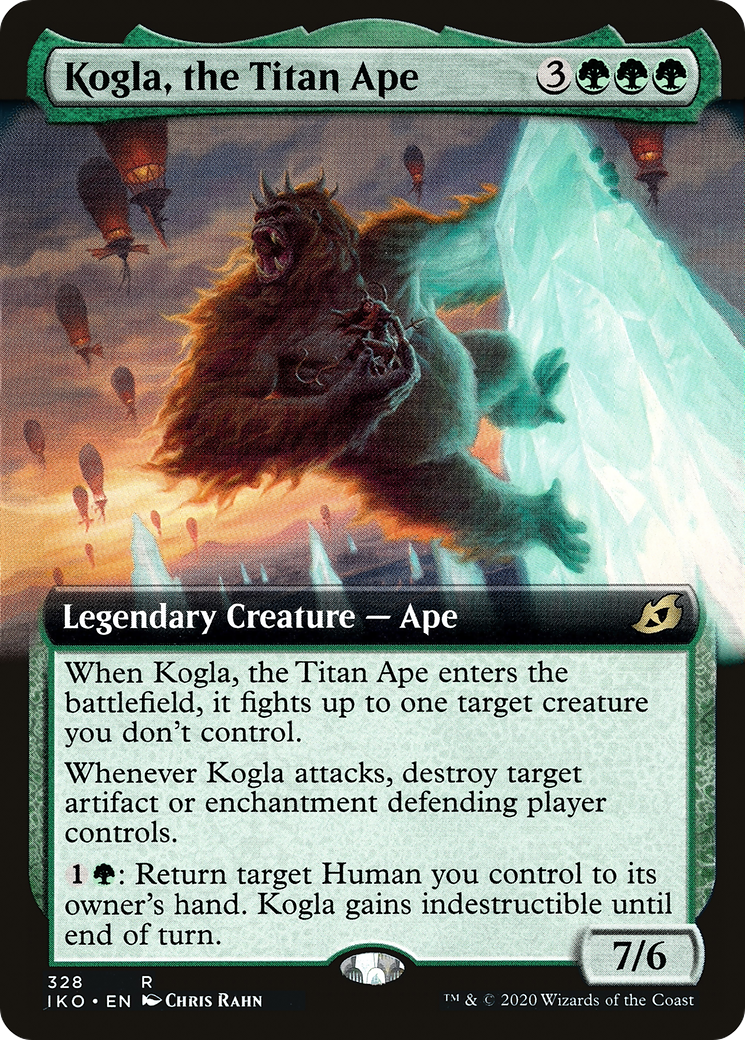 Kogla, the Titan Ape (328) (Extended Art) - Foil