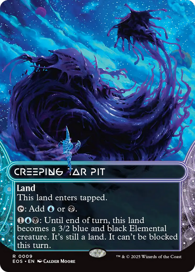 Creeping Tar Pit (0009) (Borderless) - Foil