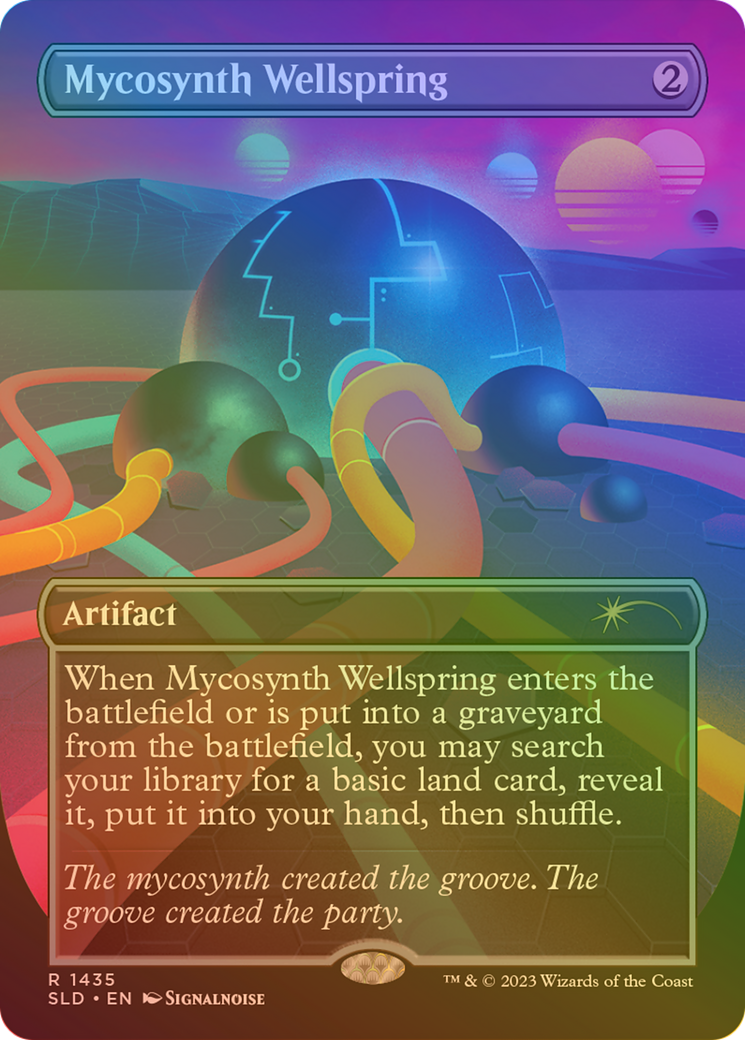 Mycosynth Wellspring (1435) (Borderless) - Rainbow Foil