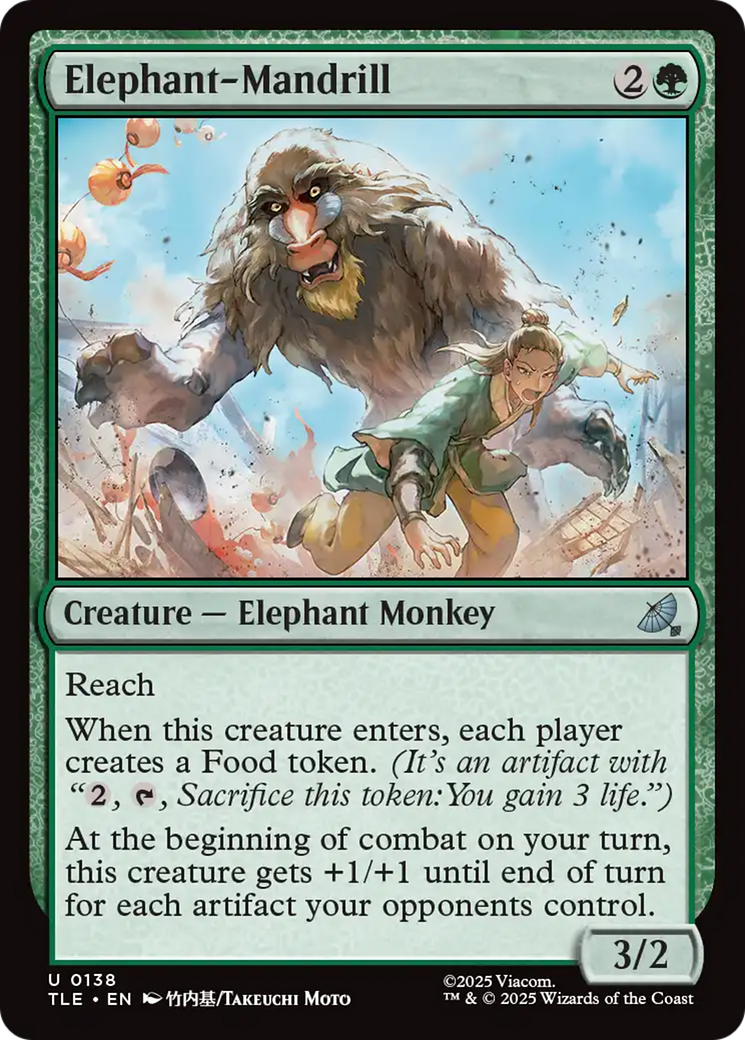 Elephant-Mandrill tle