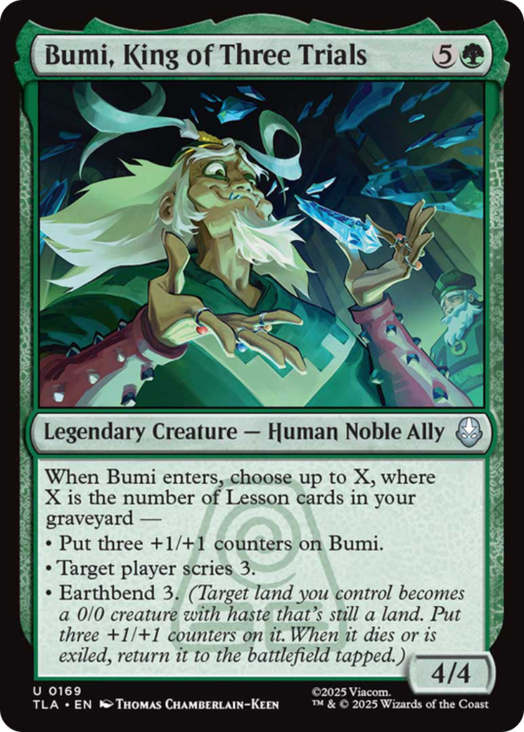 Bumi, King of Three Trials - Foil tla