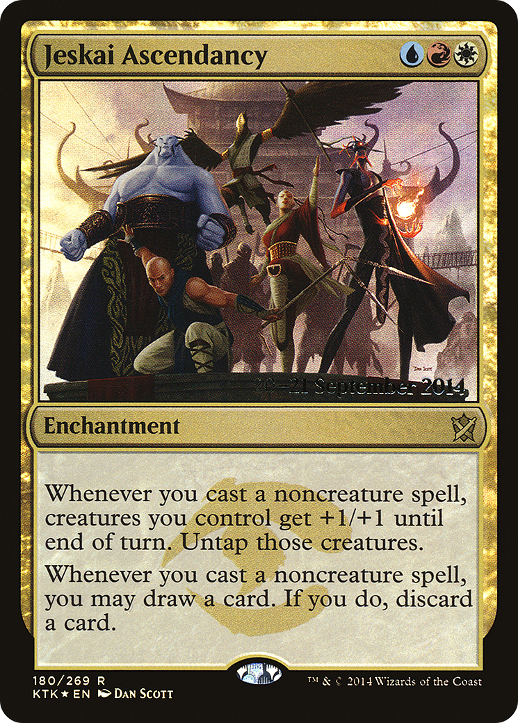 Jeskai Ascendancy (180) (Prerelease) - Foil