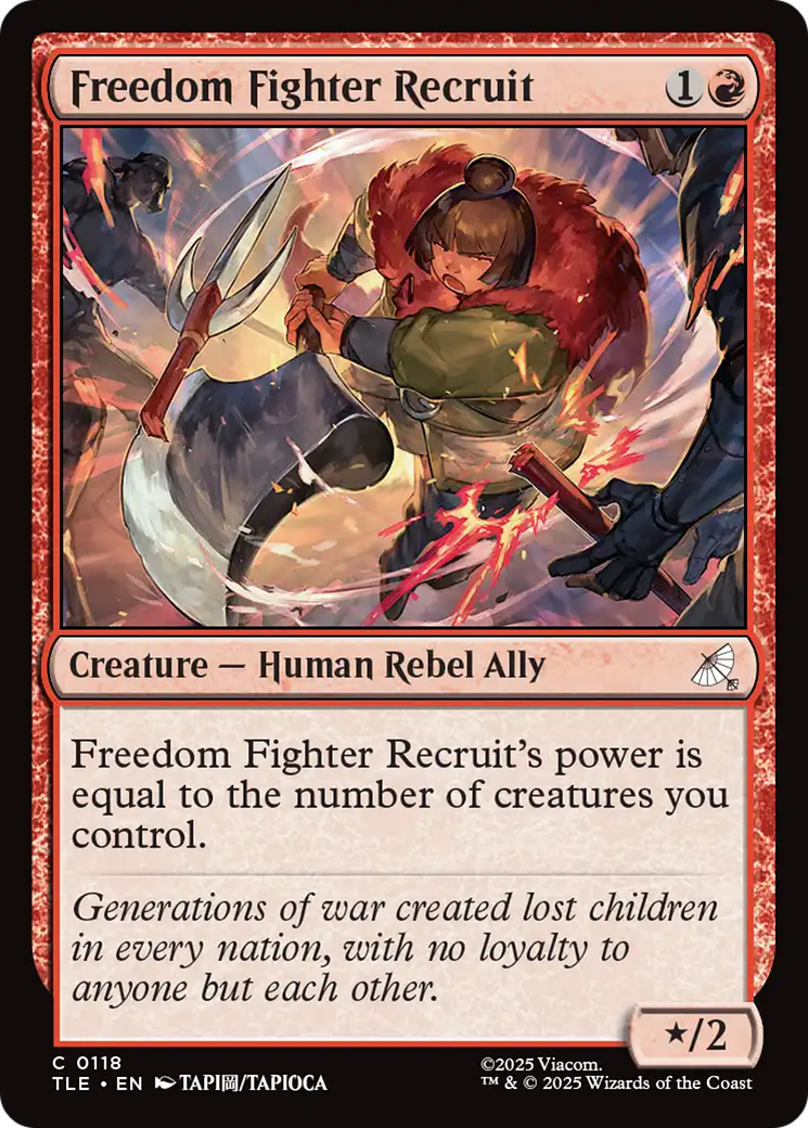 Freedom Fighter Recruit - Foil tle