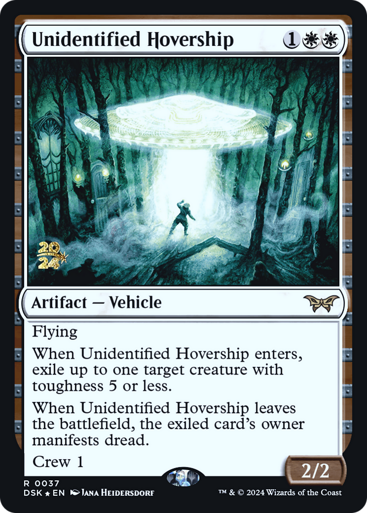Unidentified Hovership (0037) (Prerelease) - Foil