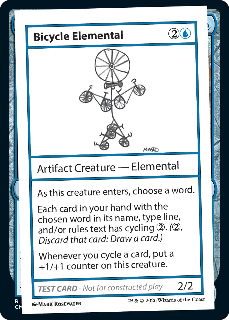 Bicycle Elemental (Test Card) (PF26)