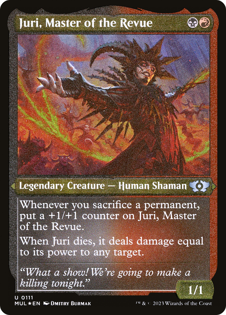 Juri, Master of the Revue (0111) - Foil Etched