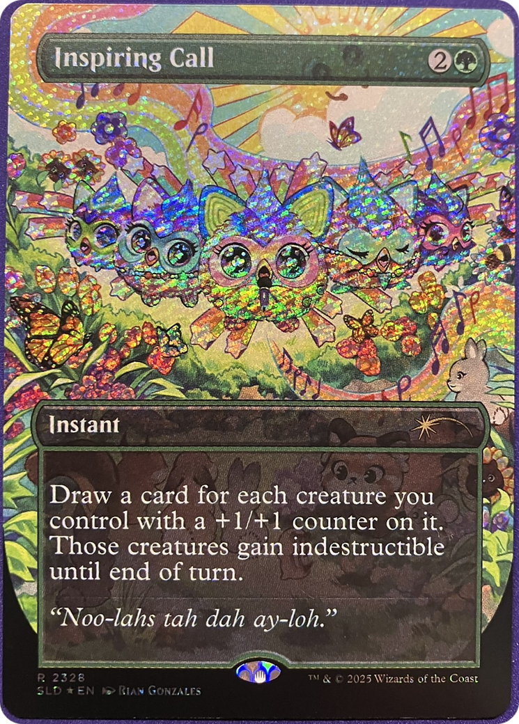 Inspiring Call (2328) (Borderless) - Confetti Foil sld