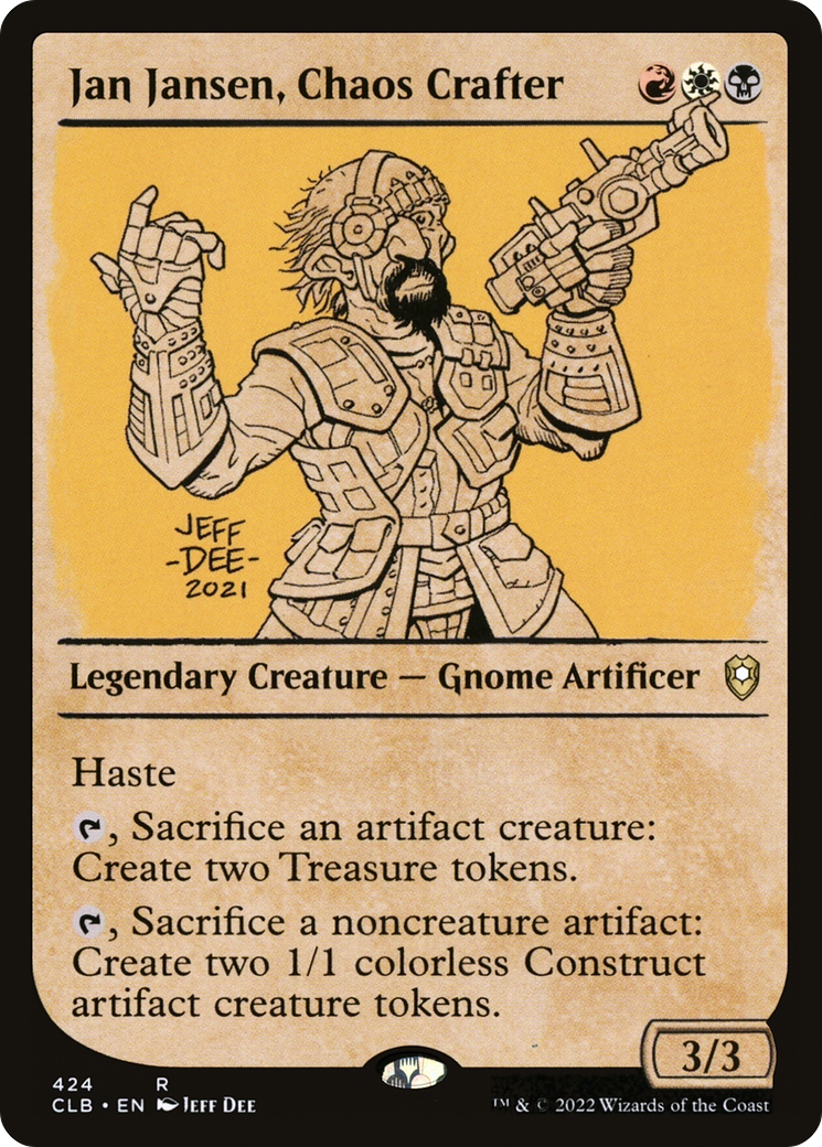 Jan Jansen, Chaos Crafter (424) (Showcase) - Foil