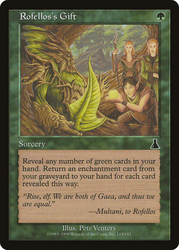 Rofellos's Gift - Foil