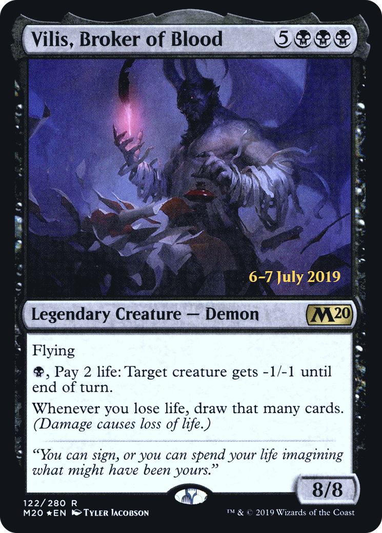 Vilis, Broker of Blood (122) (Prerelease) - Foil