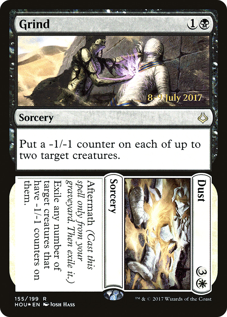 Grind // Dust (155) (Prerelease) - Foil